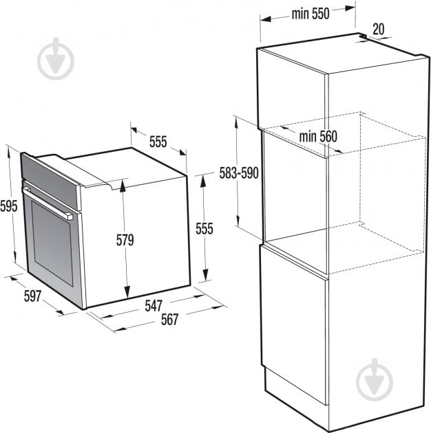 Духовой шкаф Gorenje BO 625 E10BG - фото 2