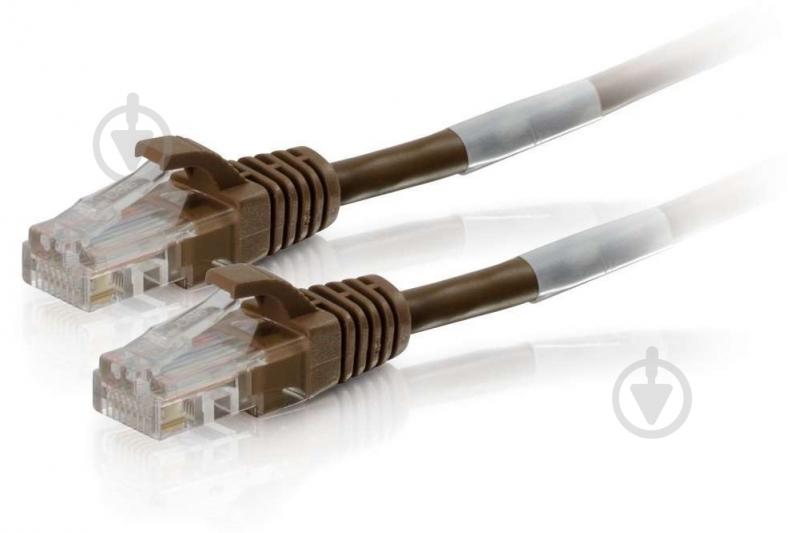 Патч-корд C2G Cat5e 0,5 м коричневый - фото 1