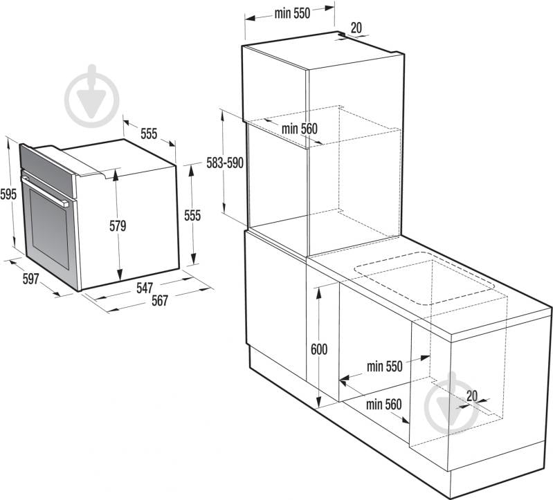 Духовой шкаф Gorenje BO 731 CLB - фото 2