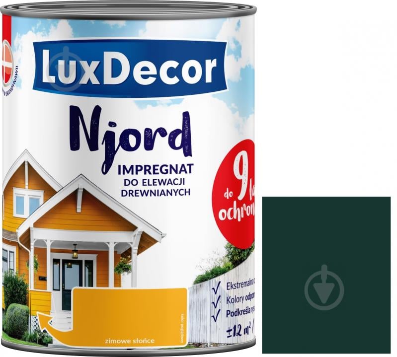 Імпрегнат LuxDecor Njord Ісландська долина мат 0,75 л 0,9 кг - фото 1