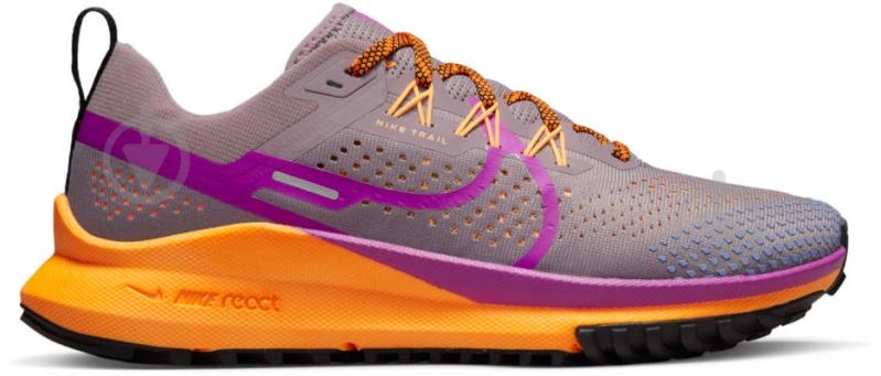 Кроссовки женские Nike REACT PEGASUS TRAIL 4 DJ6159-500 р.36,5 фиолетовые - фото 1