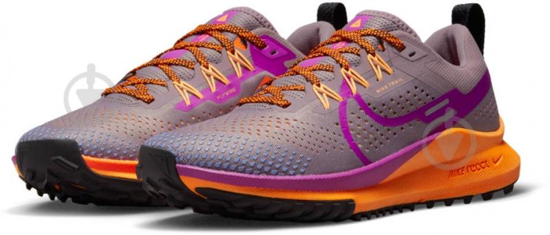 Кроссовки женские Nike REACT PEGASUS TRAIL 4 DJ6159-500 р.40,5 фиолетовые - фото 5 Кроссовки женские Nike REACT PEGASUS TRAIL 4 DJ6159-500 р.40,5 фиолетовые - фото 5