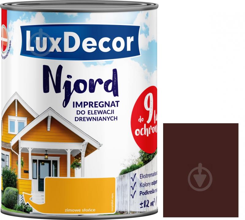 Импрегнат LuxDecor Njord Лодка викингов мат 0,75 л 0,9 кг - фото 1