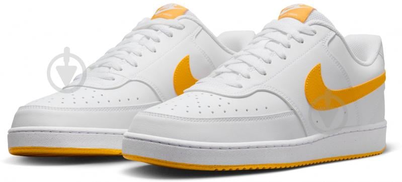 Кросівки чоловічі демісезонні Nike COURT VISION LOW NEXT NATURE HF1744-100 р.43 білі - фото 5