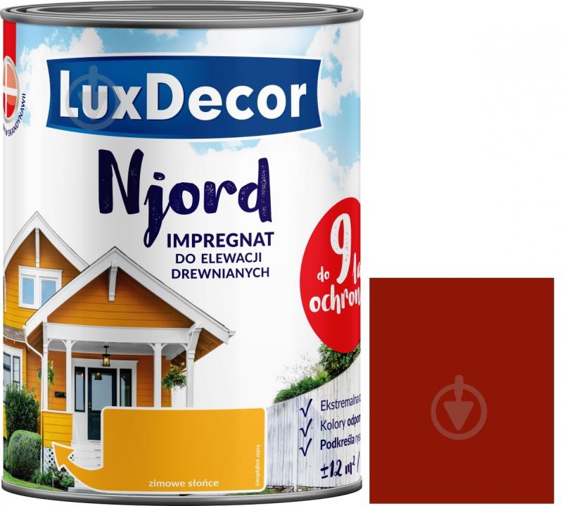 Импрегнат LuxDecor Njord Хижина рыбака мат 2,5 л 2,75 кг - фото 1