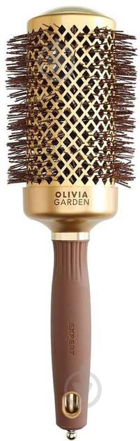 Брашинг Olivia Garden d.55 EXPERT BLOWOUT SHINE Wavy золотистий із коричневим - фото 1