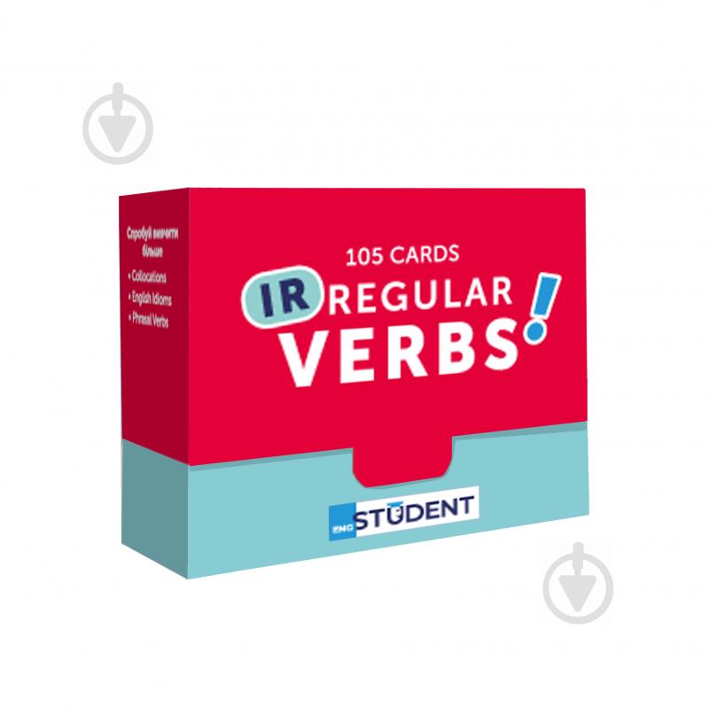 Карточки для изучения английского языка «Irregular Verbs» 978-617-7702-38-1 - фото 1