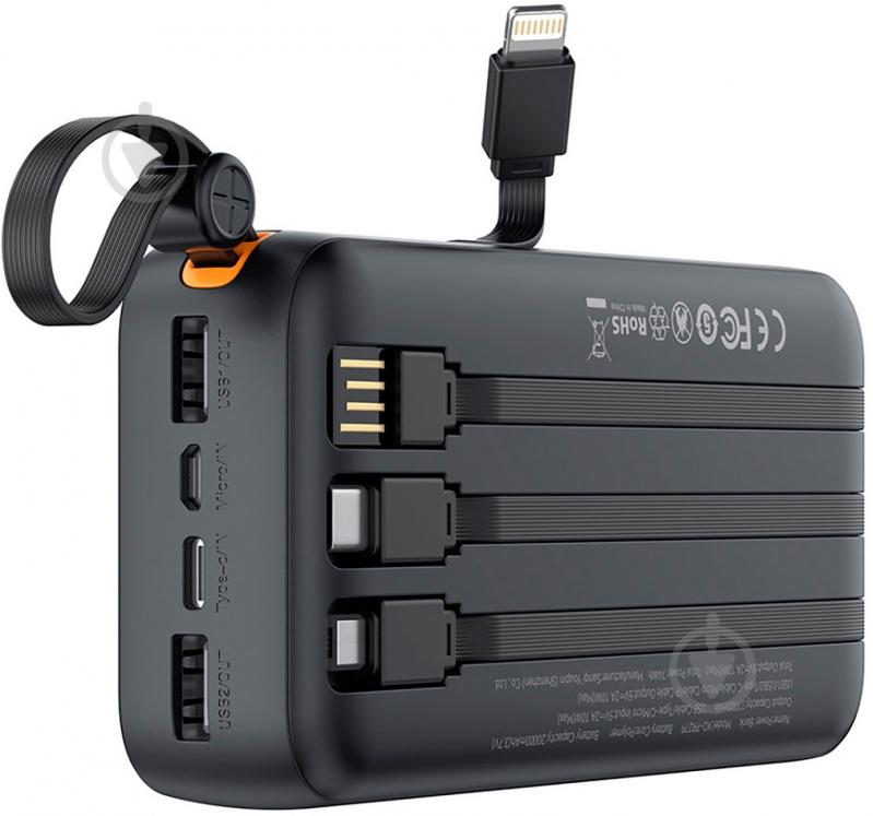 Повербанк Xo 20000 mAh black (PR279.black) - фото 3
