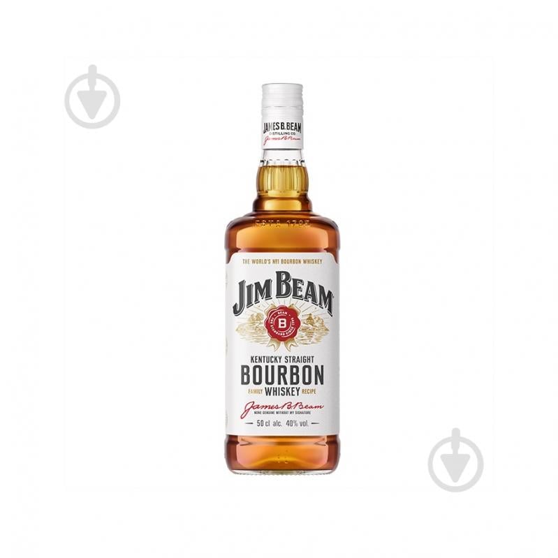 Виски Jim Beam White 4 года выдержки 0,5 л - фото 1