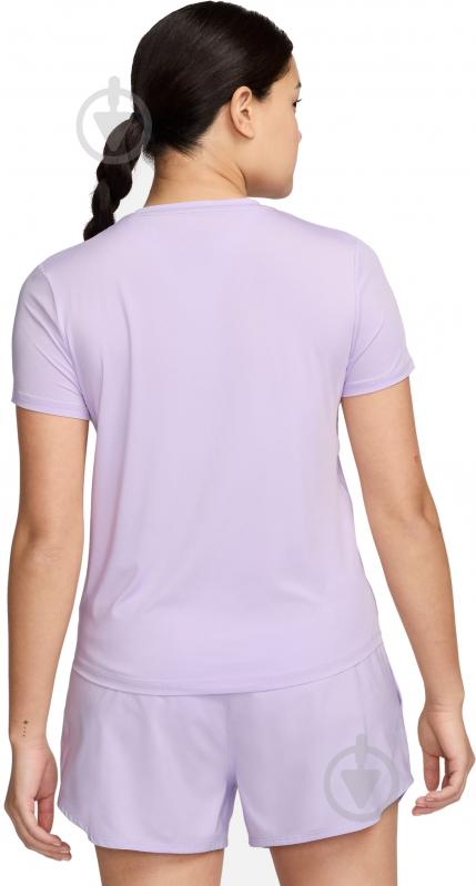 Футболка Nike W NK ONE CLASSIC DF SS TOP FN2798-512 р.XS фиолетовый - фото 2