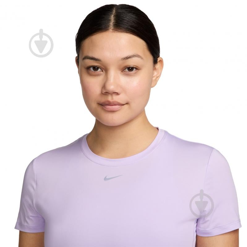 Футболка Nike W NK ONE CLASSIC DF SS TOP FN2798-512 р.XS фиолетовый - фото 3