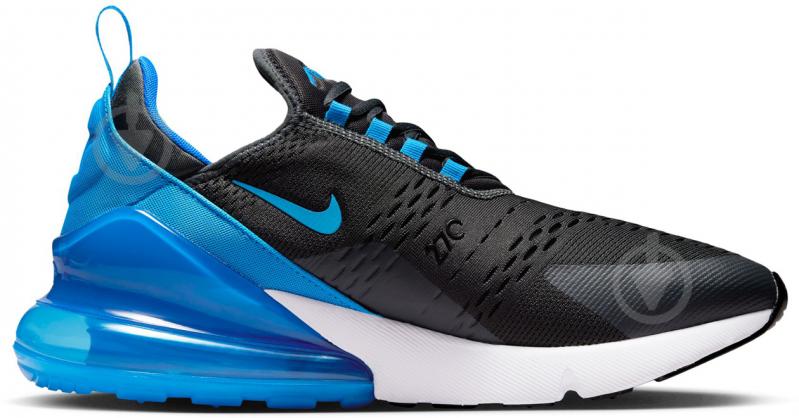 Кросівки чоловічі Nike AIR MAX 270 AH8050-028 р.45 чорно-сині - фото 2