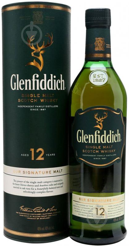 Віскі Glenfiddich 12 років витримки 0,5 л - фото 1