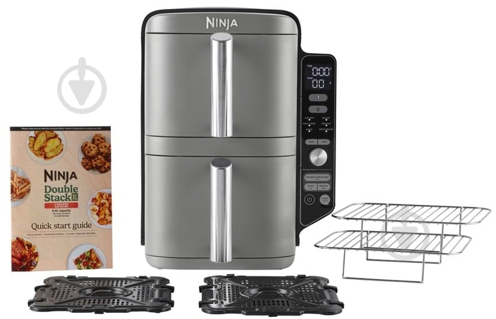 ВІТРИНА! Мультипіч NINJA Double Stack XL 2-Level Air Fryer (SL400EU) - фото 11 ВІТРИНА! Мультипіч NINJA Double Stack XL 2-Level Air Fryer (SL400EU) - фото 11