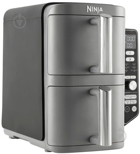 ВІТРИНА! Мультипіч NINJA Double Stack XL 2-Level Air Fryer (SL400EU) - фото 3 ВІТРИНА! Мультипіч NINJA Double Stack XL 2-Level Air Fryer (SL400EU) - фото 3