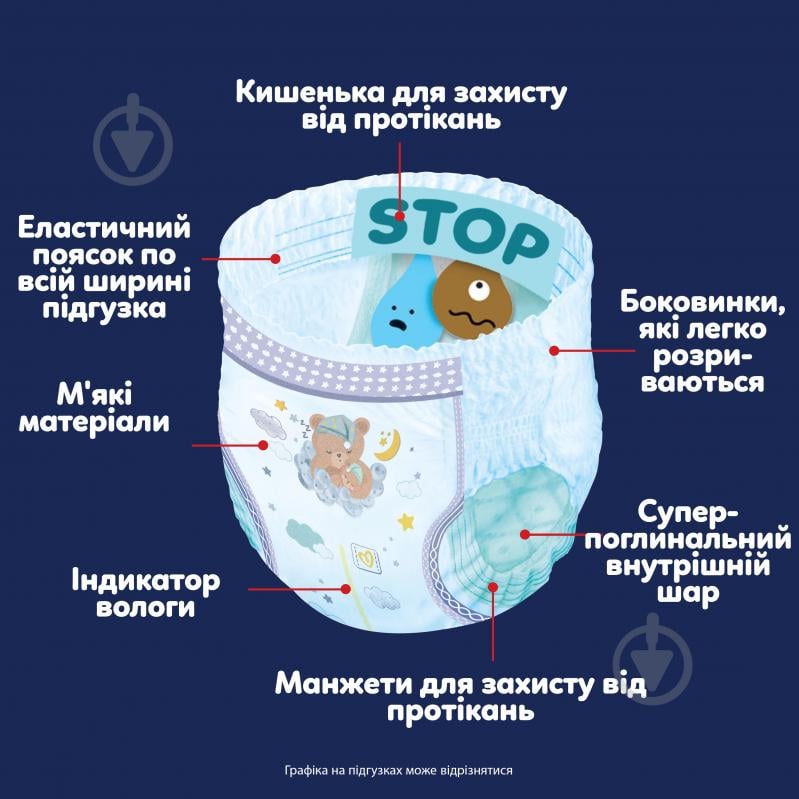 Подгузники-трусики Pampers Pants Night 35 шт. - фото 6