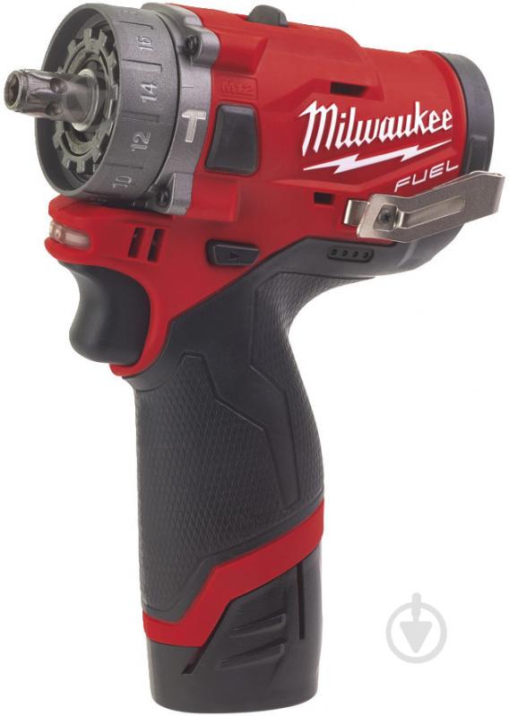 Шуруповерт ударный аккумуляторный Milwaukee M12 FPDX-202X 4933464136 - фото 5