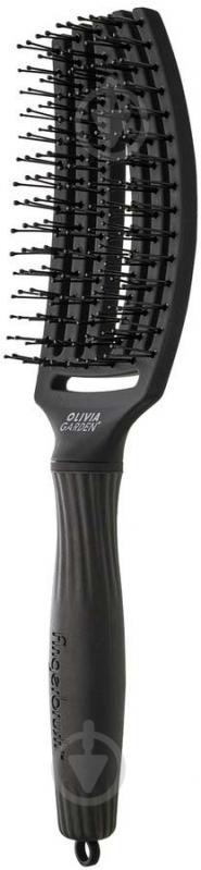 Щітка для волосся Olivia Garden Medium INGERBRUSH Care Iconic Double чорний - фото 2