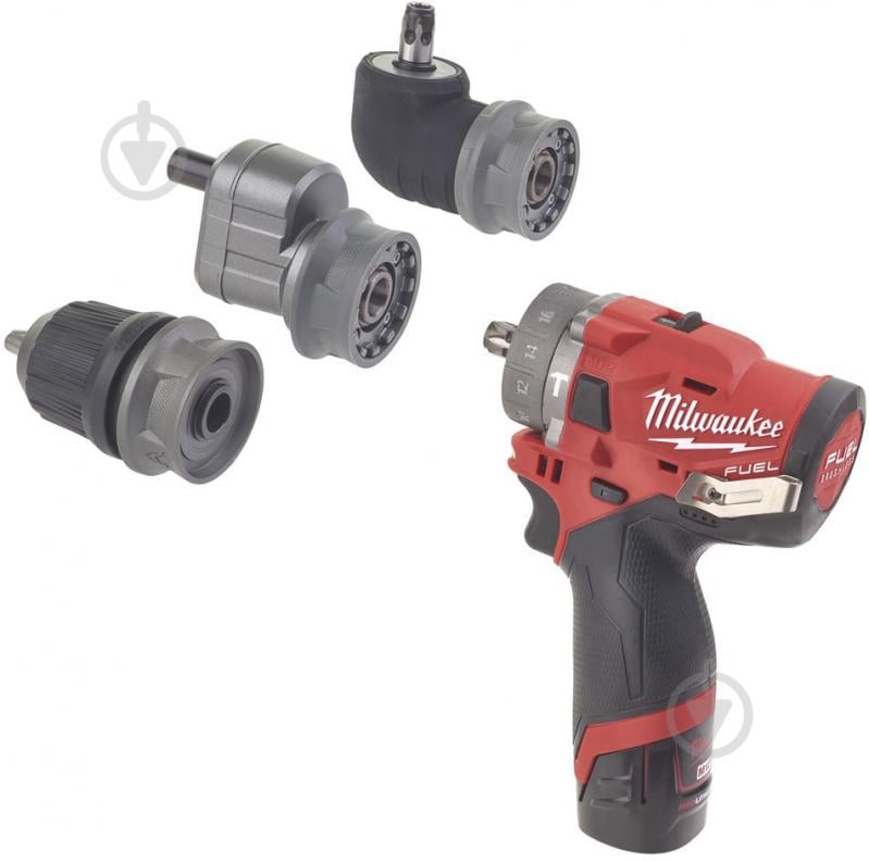 Шуруповерт ударный аккумуляторный Milwaukee M12 FPDXKIT-202X 4933464138 - фото 1