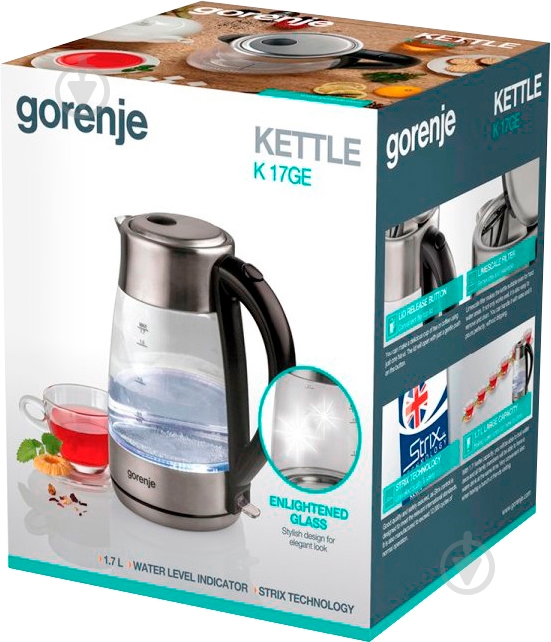ВИТРИНА! Электрочайник Gorenje K17GE - фото 3 ВИТРИНА! Электрочайник Gorenje K17GE - фото 3