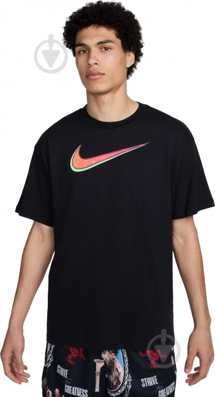 Футболка Nike LBJ M NK TEE 90 SU24 FV8406-010 р.2XL чорний - фото 1