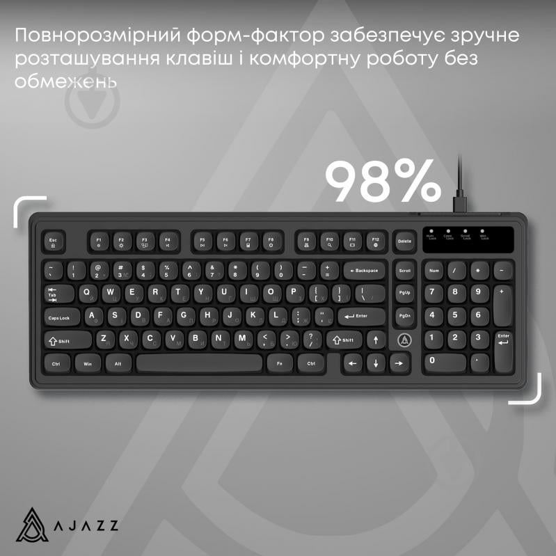 Клавиатура Ajazz AF98 (AF98-B) Black - фото 8 Клавиатура Ajazz AF98 (AF98-B) Black - фото 8