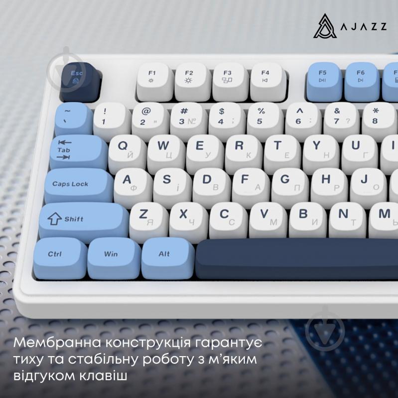 Клавиатура Ajazz AF98 (AF98-GB) Glacier Blue - фото 12