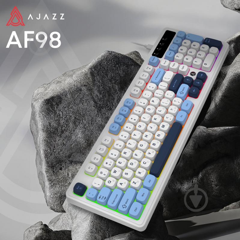 Клавиатура Ajazz AF98 (AF98-GB) Glacier Blue - фото 6