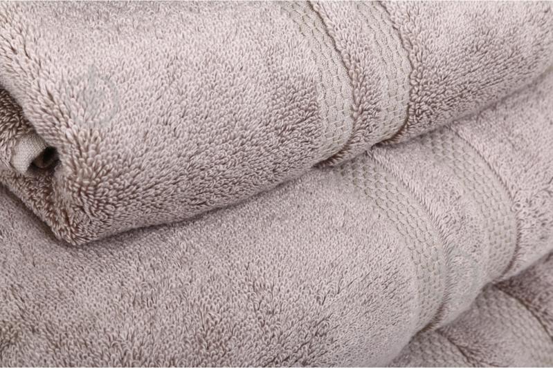 Рушник махровий Exclusive Brea 100x150 см темно-бежевий La Nuit - фото 2 Рушник махровий Exclusive Brea 100x150 см темно-бежевий La Nuit - фото 2