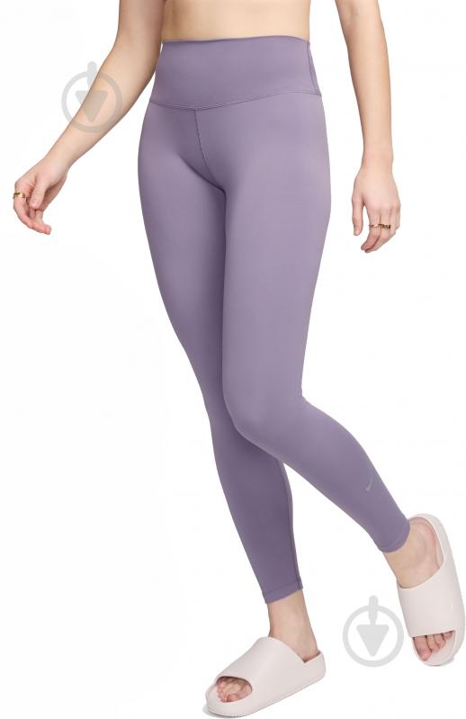 Лосины Nike W NK DF ONE HR TIGHT FN3226-509 р.L фиолетовый - фото 1