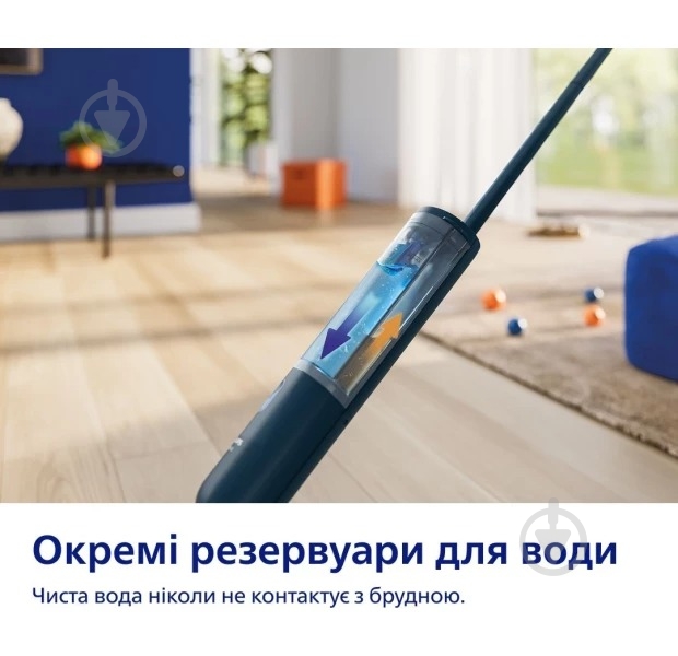 ВИТРИНА! Электрошвабра Philips OneUp серії 3000 XV3101/01 - фото 6 ВИТРИНА! Электрошвабра Philips OneUp серії 3000 XV3101/01 - фото 6