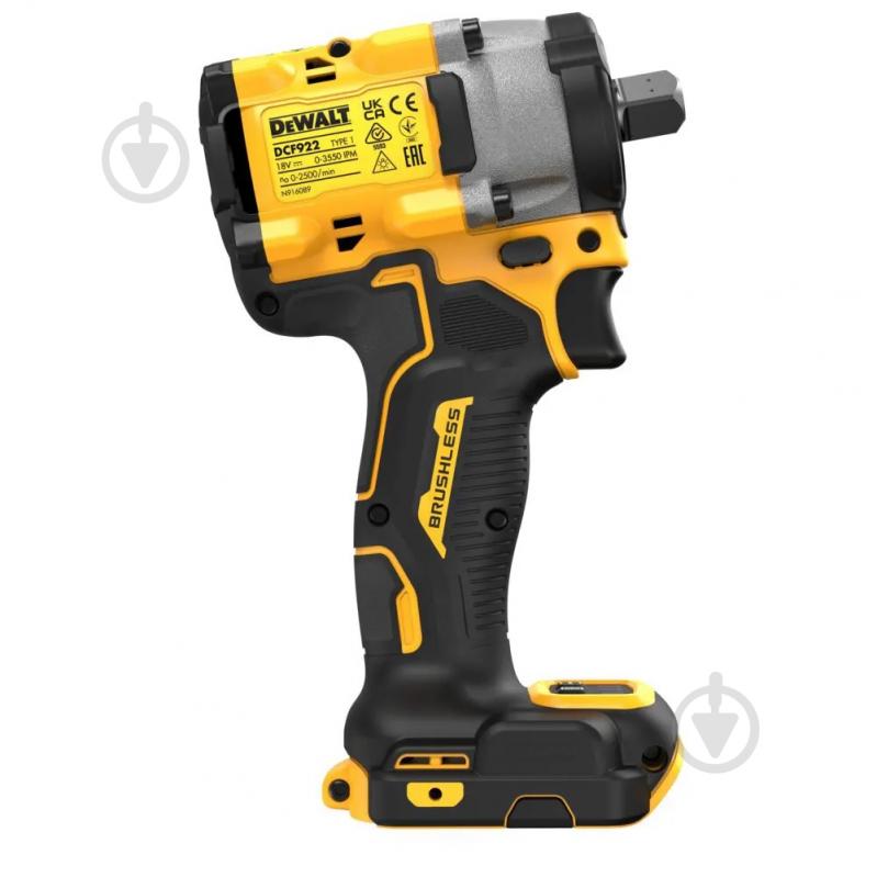 Гайковерт ударний акумуляторний DeWalt DCF922N - фото 4