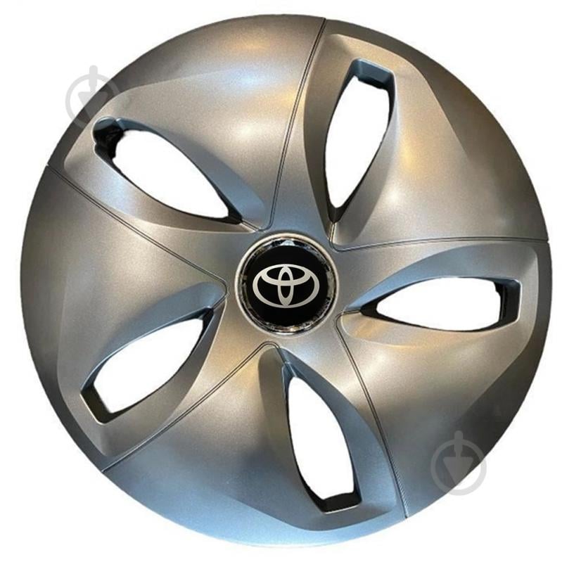 Ковпак для коліс SJS Toyota 344 R15" 4 шт. срібний - фото 1