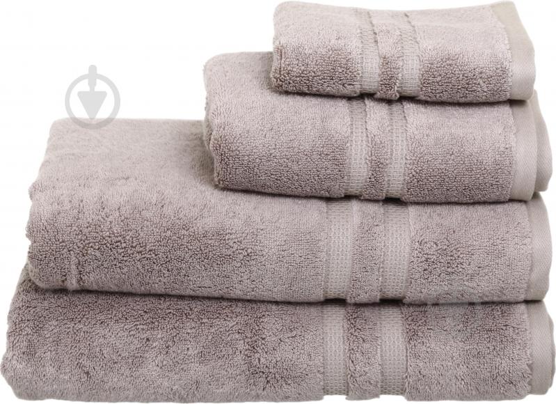 Рушник махровий Exclusive Brea 70x140 см темно-бежевий La Nuit - фото 1 Рушник махровий Exclusive Brea 70x140 см темно-бежевий La Nuit - фото 1