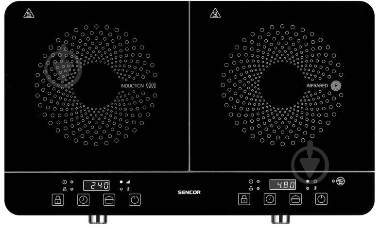 Плита індукційна настільна Sencor SCP4001BK - фото 1