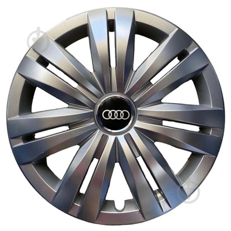 Колпак для колес SJS Audi 427 R16" 4 шт. серебряный - фото 1