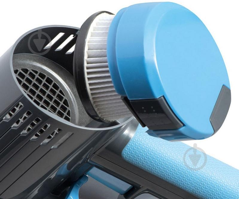 Пылесос аккумуляторный THOMAS Quick Stick Turbo Plus blue - фото 3