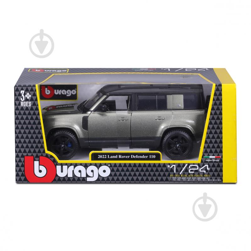 Автомодель Bburago 1:24 Land Rover Defender 110 (2022) (1:24) 18-21101 - фото 2