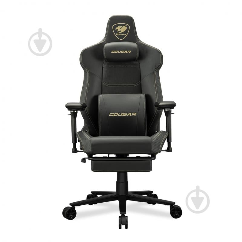 Кресло игровое Cougar ARMOR EVO M Gold черный - фото 1