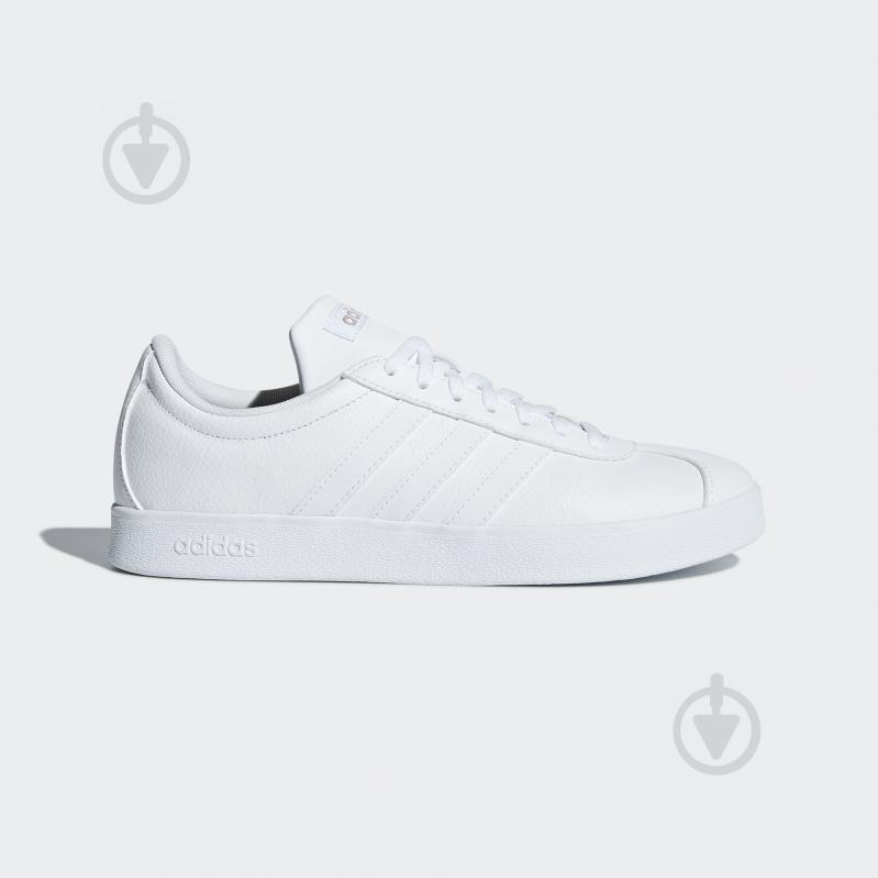 Кроссовки женские демисезонные Adidas VL COURT 2.0 B42314 р.41 1/3 белые - фото 1