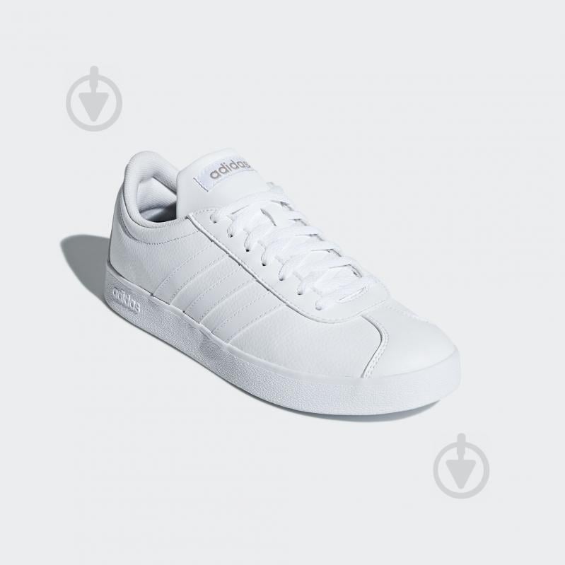 Кроссовки женские демисезонные Adidas VL COURT 2.0 B42314 р.41 1/3 белые - фото 4