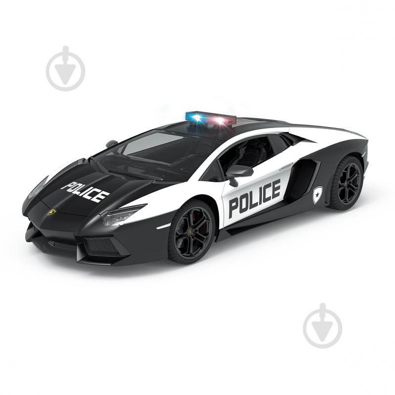 Машинка KS Drive Lamborghini Aventador Police 2.4Ghz чорно-білий 1:24 114GLPCWB - фото 1