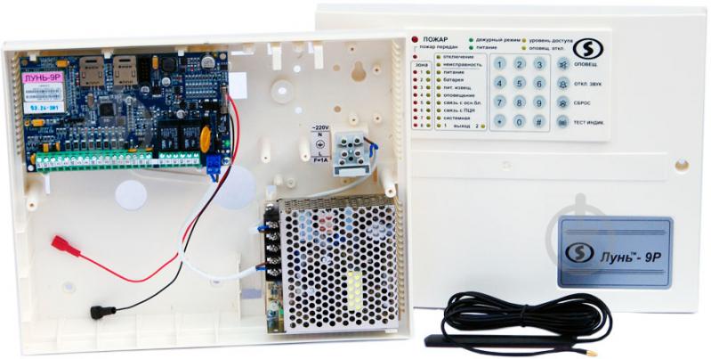 Прибор приемно-контрольный пожарный Лунь-9Р - фото 3