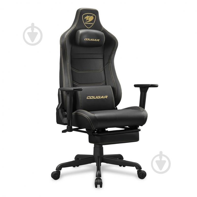 Кресло игровое Cougar ARMOR EVO S Gold черный - фото 2
