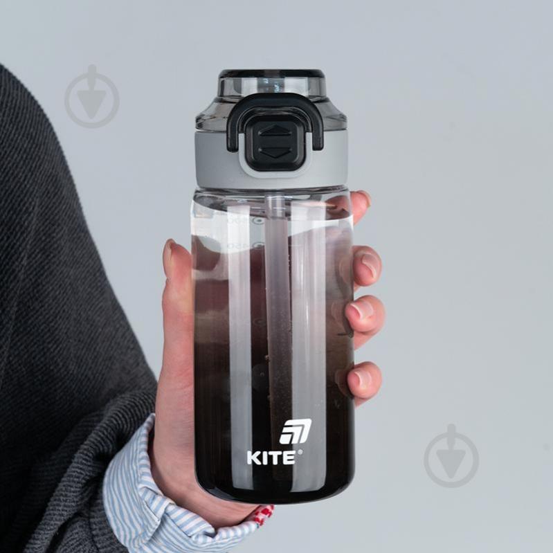 Пляшка для води KITE 1212-1 600 мл чорна - фото 4 Пляшка для води KITE 1212-1 600 мл чорна - фото 4
