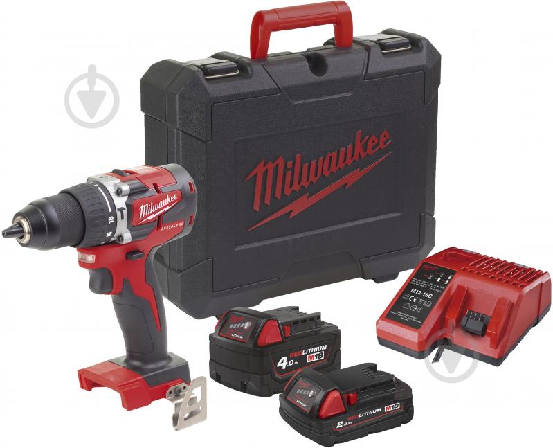 Шуруповерт ударный аккумуляторный Milwaukee M18 CBLPD-422C 4933472116 - фото 2