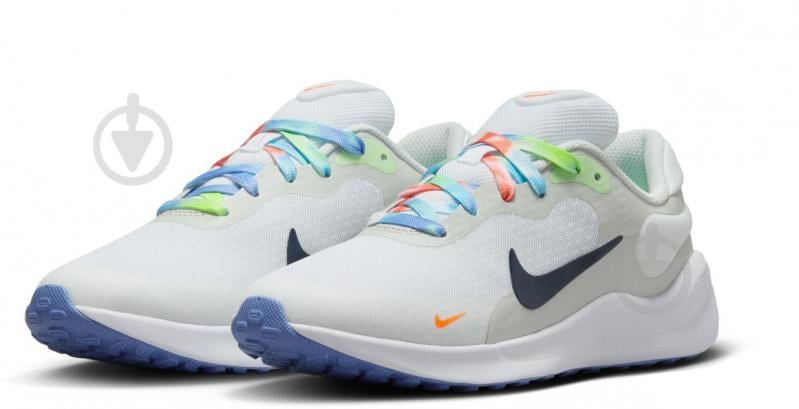 Кроссовки детские демисезонные Nike REVOLUTION 7 FN4991-100 р.39 белые - фото 5