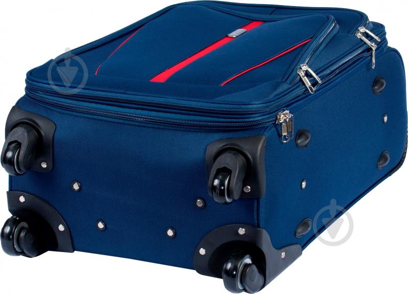 Чемодан Wings 1706 Mini 4 колеса 55x35x22 см 42 л синий Vt00045 - фото 4