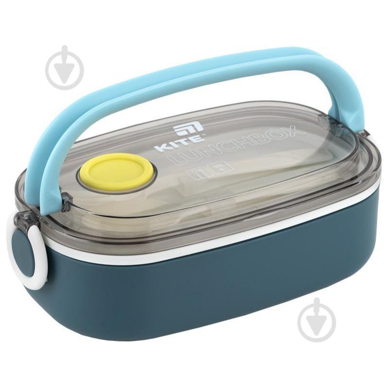Ланч-бокс KITE 1180-2 900 мл синий - фото 5 Ланч-бокс KITE 1180-2 900 мл синий - фото 5