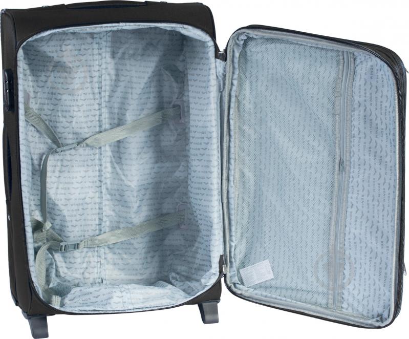 Чемодан Wings 1706 Mini 2 колеса 53x35x22 см 41 л черный Vt00057 - фото 2 Чемодан Wings 1706 Mini 2 колеса 53x35x22 см 41 л черный Vt00057 - фото 2